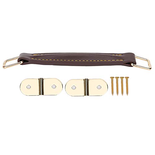 Vintage Style Guitar Amplifier Handle PU Leather Speaker Handle for Guitar Speaker(Brown)