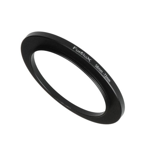 Fotodiox Metal Step Up Ring, Anodized Black Metal 58Mm-72Mm, 58-72 Mm