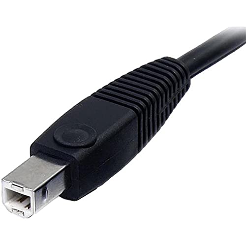 Startech.Com 6Ft 4 In 1 Usb Displayport Kvm Switch Cable W/Audio & Microphone (Dp4N1Usb6),Black