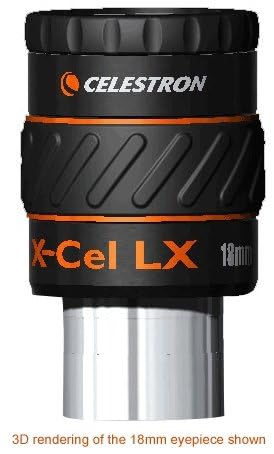Celestron X Cel Lx Series Eyepiece   1.25 Inch 9Mm 93423, Black