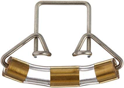 MUSICAL STRING Wire Slide-On Violin Mute, Violin Wire Mute, Brass And Steel Rubber Tubing For Protection,4/4 And 3/4