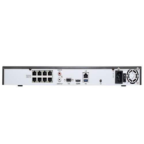 Ds 7608Ni Q2/8P H.265 8 Channel Poe 4K 8Mp Network Video Recorder Nvr, Plug & Play, International Original English Version, Compatible With Hik Connect, Hard Drive Not Included
