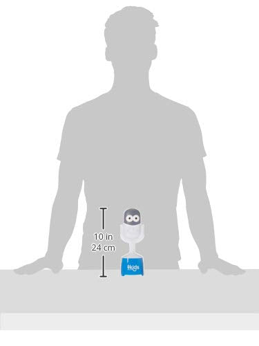 Singing Machine Kids Sm Kids Smk445 Mic Guy Bt Spkr Wrls Mic Glo Lght, White, 4+