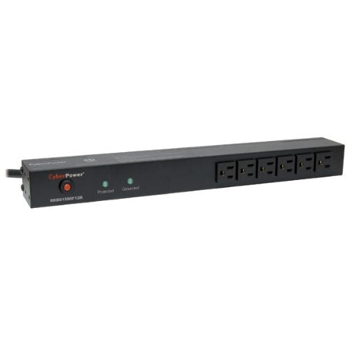 Cyberpower Rkbs15S6F12R 15A 18 Outlet 1U Rm Rackbar Surge Suppressor