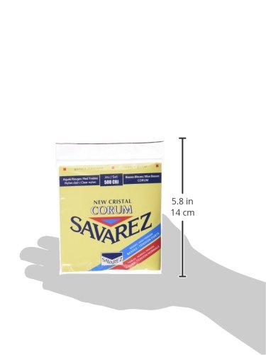 Savarez Nt Ht 500Crj Mixed Classical Guitar Normal Cristal Trebles, High Tension Corum Basses, Full 6 String Set
