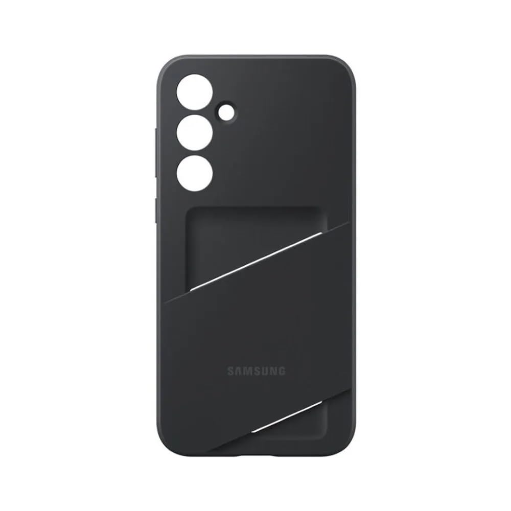 Samsung Galaxy A35 5G Card Slot Case, Eco-Friendly TPU Construction, Single Card Slot (Black)