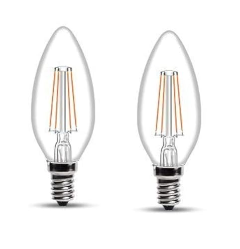 Wipro Garnet Base E14 4Watt Led Bulb (Pack Of 2, Yellow)