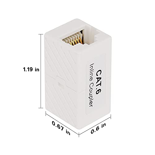 Iwillink Rj45 Coupler Ethernet Connector, Female To Female Rj45 Connector For Cat7 Cat6 Cat5E Cat5 Ethernet Cable, Extender Adap