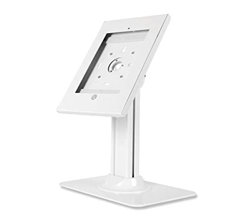 Siig Security Lockable Countertop Kiosk & Tilting Adjustable Metal Pos Stand For Ipad (2/3/4/Air/Air2/Gen5/Gen6)   Ce Mt2611 S1