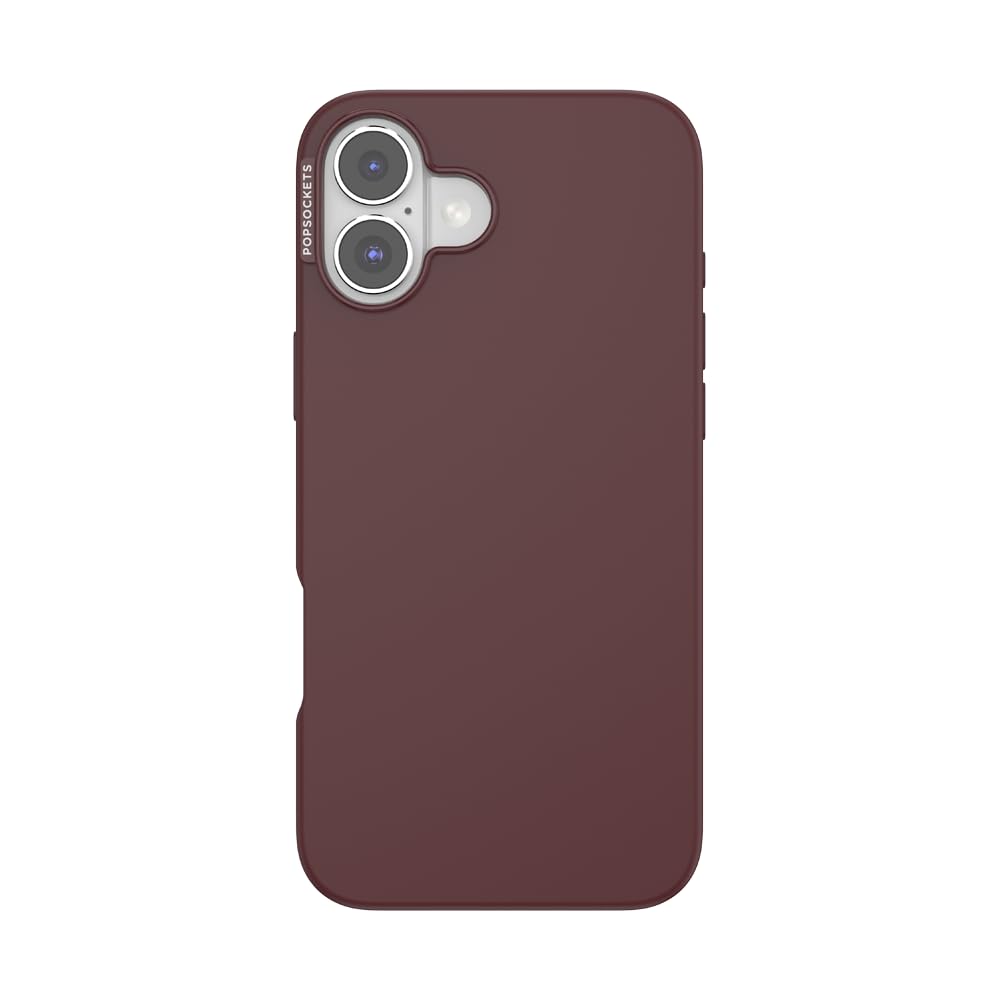 PopSockets iPhone 16 Plus Case Compatible with MagSafe, Phone Case for iPhone 16 Plus, Wireless Charging Compatible, Case Only, 