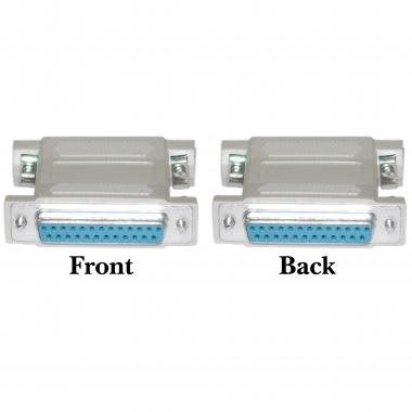 Cablewholesale 30D3 21400 Db25 Coupler, Gender Changer, Db25 Female To Db25 Female