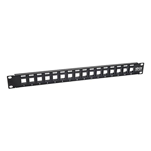 Tripp Lite 16 Port Keystone Blank Patch Panel Rj45, Usb, Hdmi, Cat5E / Cat6 Rackmount Unshielded 2Urm Taa (N062 016 Kj)