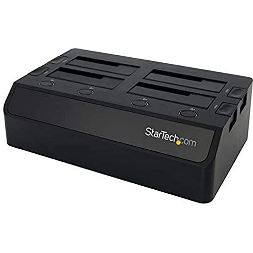 Startech   Sdock4U33 .Com 4 Bay Usb 3.0 (5 Gbps) Hard Drive Docking Station W/Uasp For 2.5'' & 3.5'' Sata Ssd Hdd   Multiple Ext