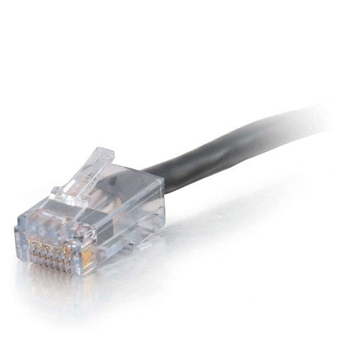 15Ft Cat6 Non Booted Unshielded Utp Ethernet Network Patch Cable   Black
