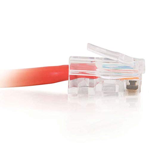 C2G 24520 Cat5E Crossover Cable   Non Booted Unshielded Network Crossover Patch Cable, Red (100 Feet, 30.48 Meters)