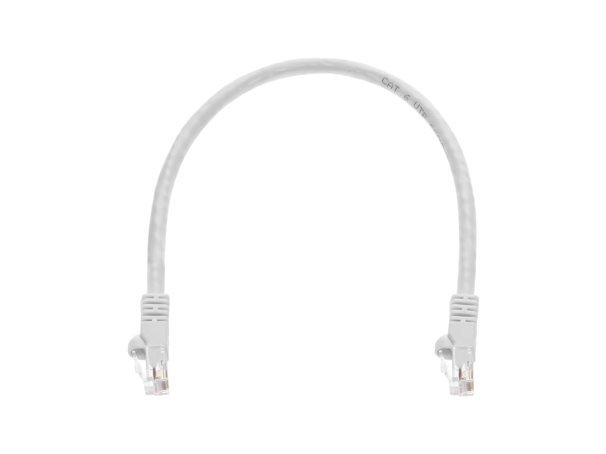 Monoprice 1Ft 24Awg Cat6 550Mhz Utp Ethernet Bare Copper Network Cable   White