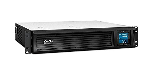 Apc 1000Va Smart Ups With Smartconnect, Smc1000 2Uc Rack Mount Ups Battery Backup, Sinewave, Avr, 120V, Line Interactive Uninter