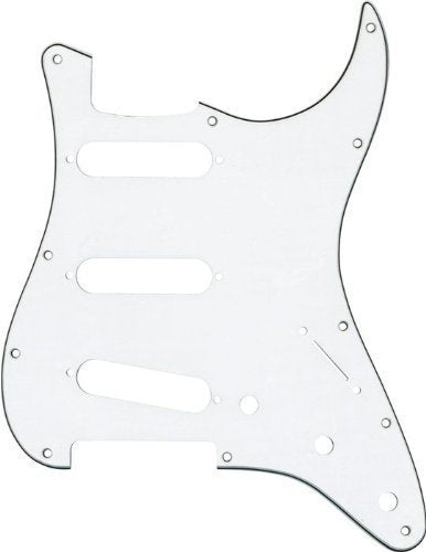 Dimarzio Electric Guitar Pickguard Sss (W/B/W) White   Fg2108W