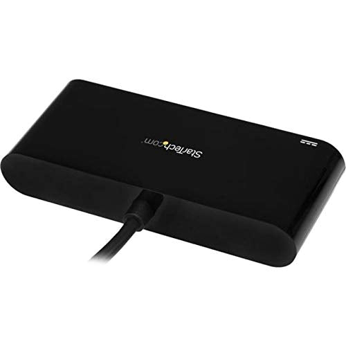 Startech.Com 3 Port Usb C Hub With Gigabit Ethernet & 60W Power Delivery Passthrough Laptop Charging   Usb C To 3X Usb A (Usb 3.