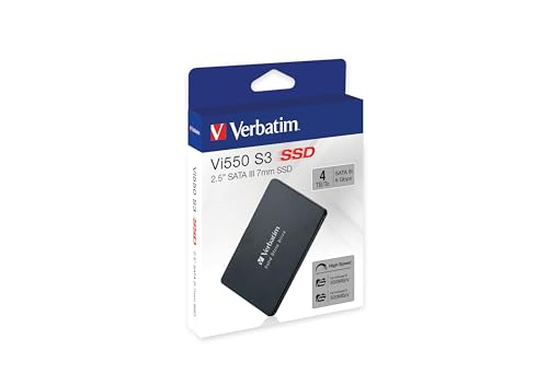 Verbatim 4Tb Vi550 2.5'' Internal Solid State Drive Ssd Sata Iii Interface With 3D Nand Technology