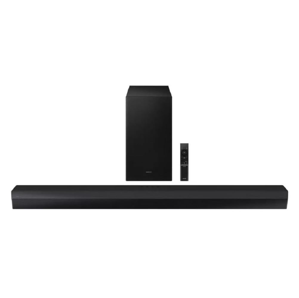 SAMSUNG 5.1ch. DTS Virtual:X Soundbar with Bass Boost and Wireless Sub HW-B73MD/ZA - Black