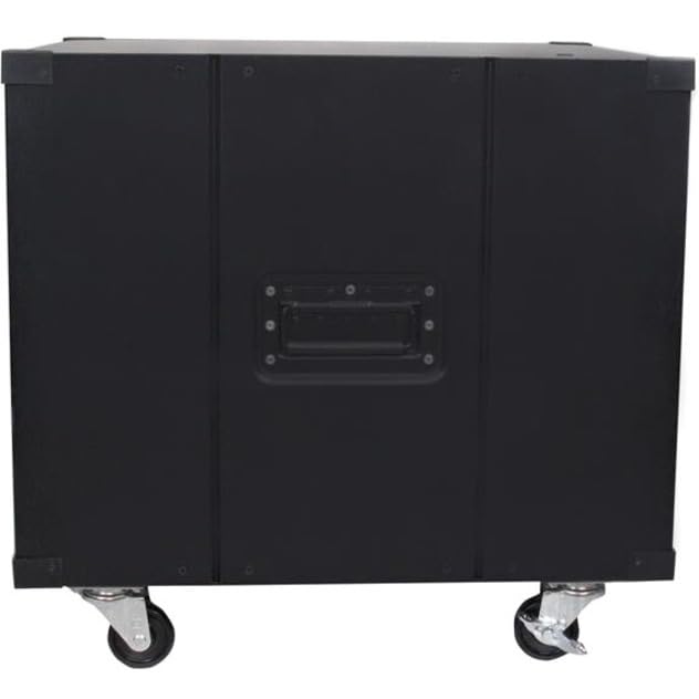 Startech.Com 4 Post 9U Mobile Open Frame Server Rack, Network Rack With Wheels, 19'' Rolling Rack For Home/Office Narrow Floor S