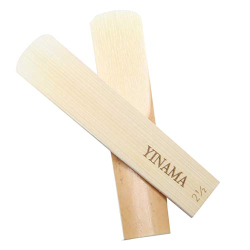 Yinama Alto Saxophone Reeds For Alto Sax Strength 2.5; Box Of 10