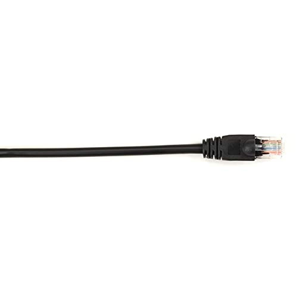 Black Box Cat6 Value Line Patch Cable, Stranded, Black, 15 Ft. (4.5 M), 25 Pack   15 Ft Category 6 Network Cable For Network Dev