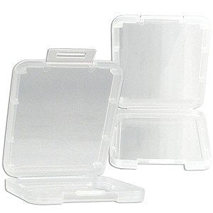 Etech Collection 10 Pack Of Clear Plastic Cf/Compact Flash Memory Card Case Holder For Sandisk/Kingston/Transcend/Samsung Memory Card (Plastic Case Only, Memory Card Not Included)    Shipping From Usa