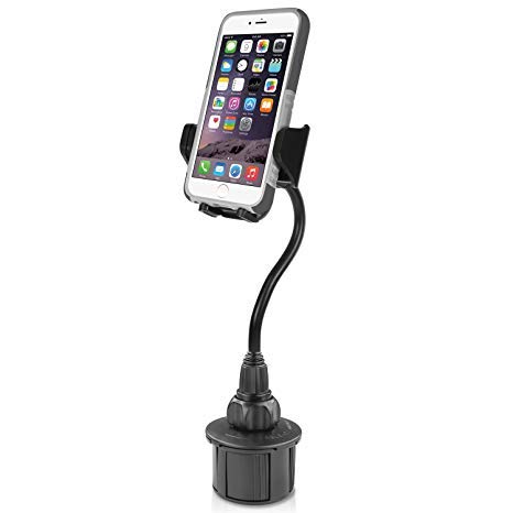 Macally Car Cup Holder Phone Mount   8    Long Flexible Gooseneck Cell Phone Holder Car Cup Holder With 360 Adjustable Holder