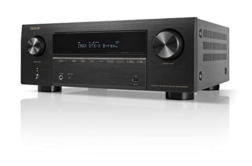 Denon Avr X3800H 9.4 Ch Receiver (2022 Model)   8K Uhd Home Theater Avr (105W X 9) Built In Bluetooth, Wi Fi & Heos Multi Room S