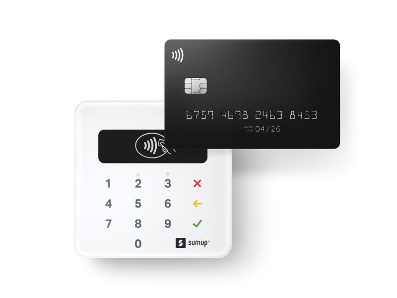 Sumup Plus Card Reader, Bluetooth   Nfc Rfid Credit Card Reader For Smartphone