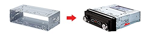 Sizhile Universal Single Din 1 Din Stereo Radio Replacement Fitting Cage Kit Installation