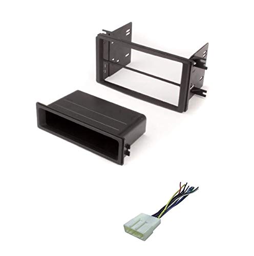 Asc Premium Car Stereo Install Dash Kit And Wire Harness For Installing An Aftermarket Radio For 2009 2013 Subaru Forester, 2008 2011 Subaru Impreza, 2008 2014 Subaru Wrx   No Factory Navigation