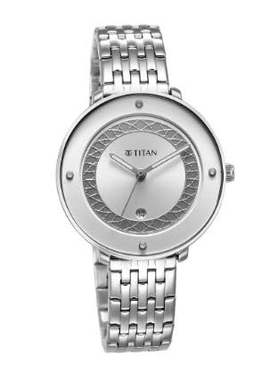 Titan Marhaba Silver White Stainless Steel Straps