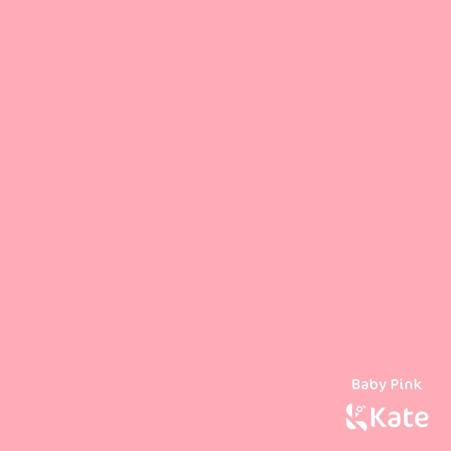 Kate Seamless Paper Backdrop For Photography Solid Pink Backdrop Paper (53''X16.4' Baby Pink)