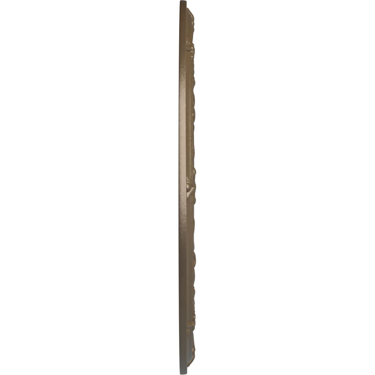 Ekena Millwork Cm33Dawss Dauphine Ceiling Medallion, 33 7/8''Od X 1 3/8''P (Fits Canopies Up To 13 1/4''), Hand Painted Warm Sil