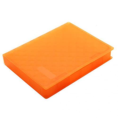 Zoomella 2X Portable 2.5InchSata Hdd Hard Drive Disk Enclosure External Case Box Orange|Drive Enclosures & Docks| Drive Enclosures