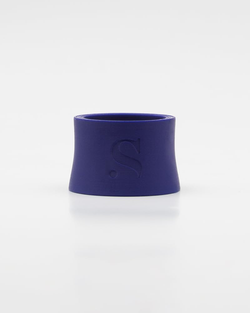 Syos Tenor Saxophone Ligature Phantom Blue, Great Fit For Syos Mouthpieces And Compatible With Tenor Sax Rubber Mouthpieces