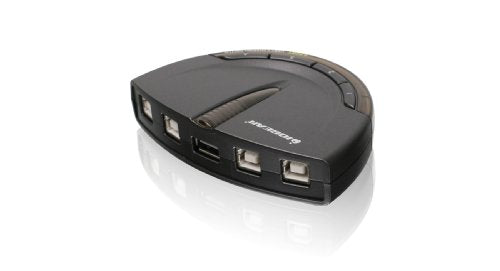 Iogear 4 Port Usb 2.0 Automatic Printer Switch, Gub431
