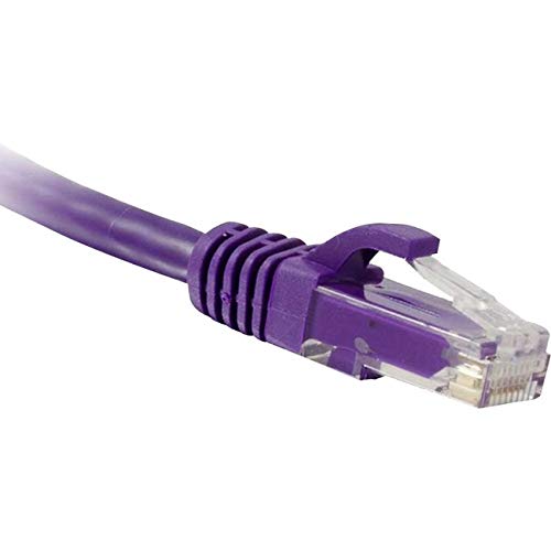 Enet Cat6 Purple 15 Foot Patch Cable With Snagless Molded Boot (Utp) High-Qualit