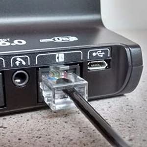 Imbaprice (Pack Of 2) Black Coiled Telephone Phone Handset Cable Cord, Coiled Length 3 To 12 Feet Uncoiled (Value Pack)