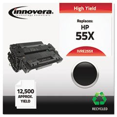 Remanufactured Ce255X (55X) High Yield Toner, Black