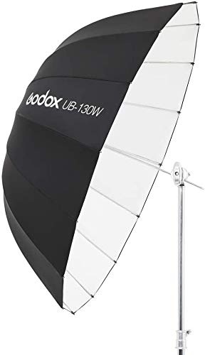 Godox Ub 130W Parabolic Inner White Reflec Soft Umbrella Studio Light Umbrella With Diffuser Cover Cloth (Ub 130W)