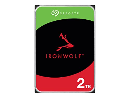 Seagate IronWolf 2TB 256MB 3.5' SATA 6Gb/s Internal CMR NAS Hard Drive