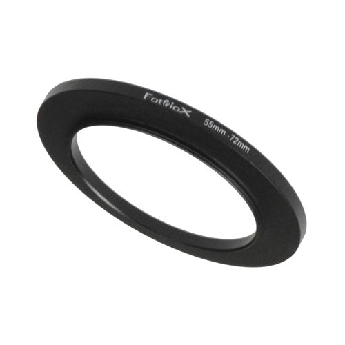 Fotodiox Metal Step Up Ring, Anodized Black Metal 55Mm-72Mm, 55-72 Mm