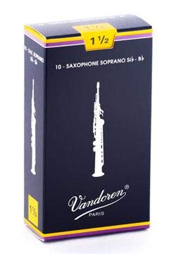 Vandoren Sr204 Soprano Sax Traditional Reeds Strength 4; Box Of 10