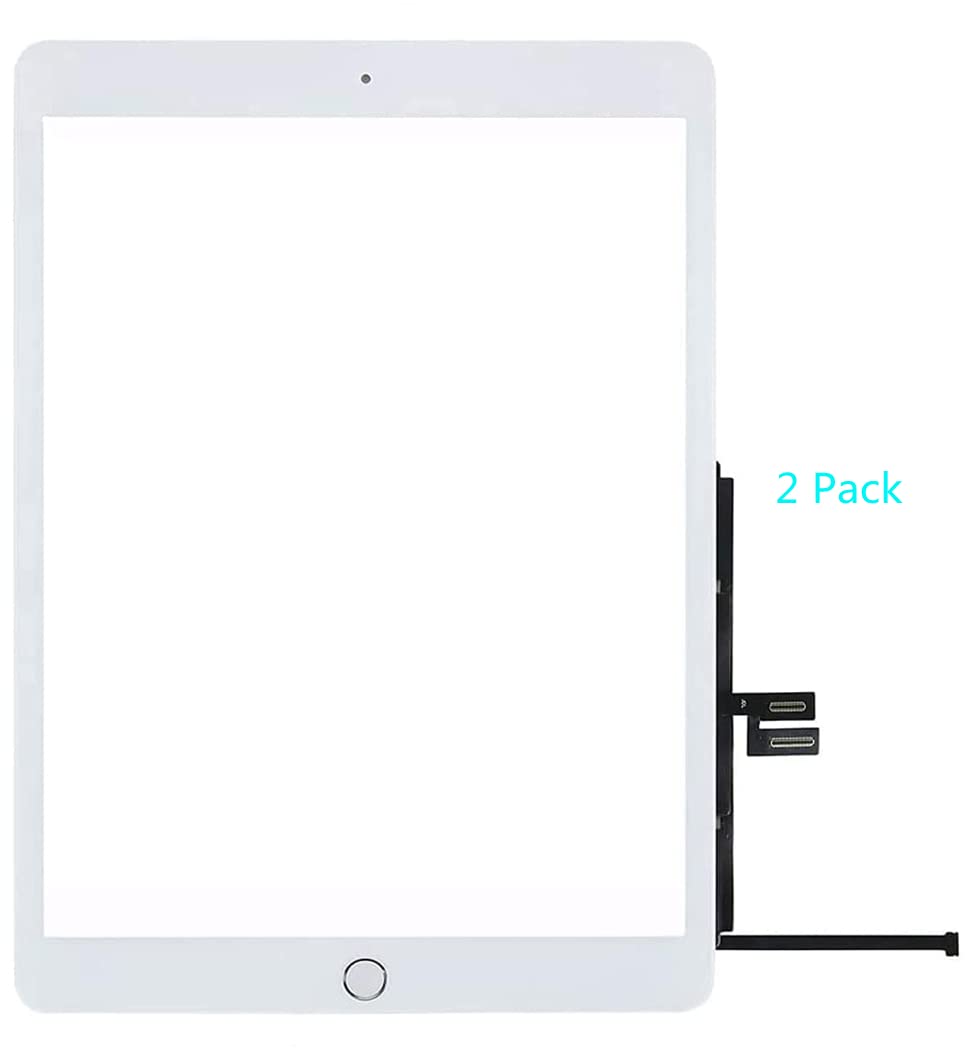For Ipad 7 7Th / 8 8Th Gen Screen Replacement 2 Pack Digitizer 2019/2020 10.2 Inch, For 7Th 8Th Generation A2197 A2198 A2200, A2