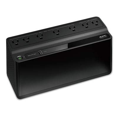 Apc Smart Ups 600 Va Battery Backup System, 7 Outlets, 490 J (Apwbe600M1)