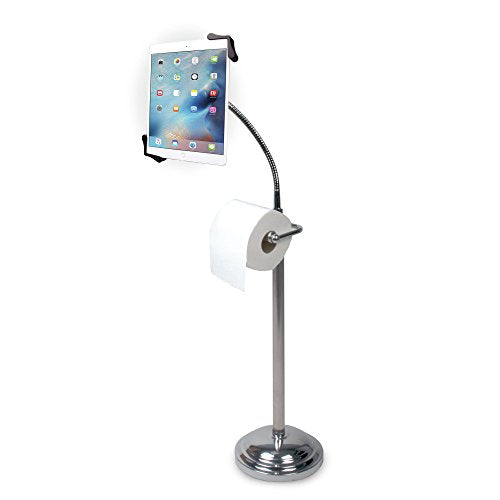 Pedestal Stand Holder   Cta Pedestal Stand With Roll Holder For Tablet For Ipad 7Th/ 8Th/ 9Th Gen 10.2'', Ipad Air Gen 4, Ipad M